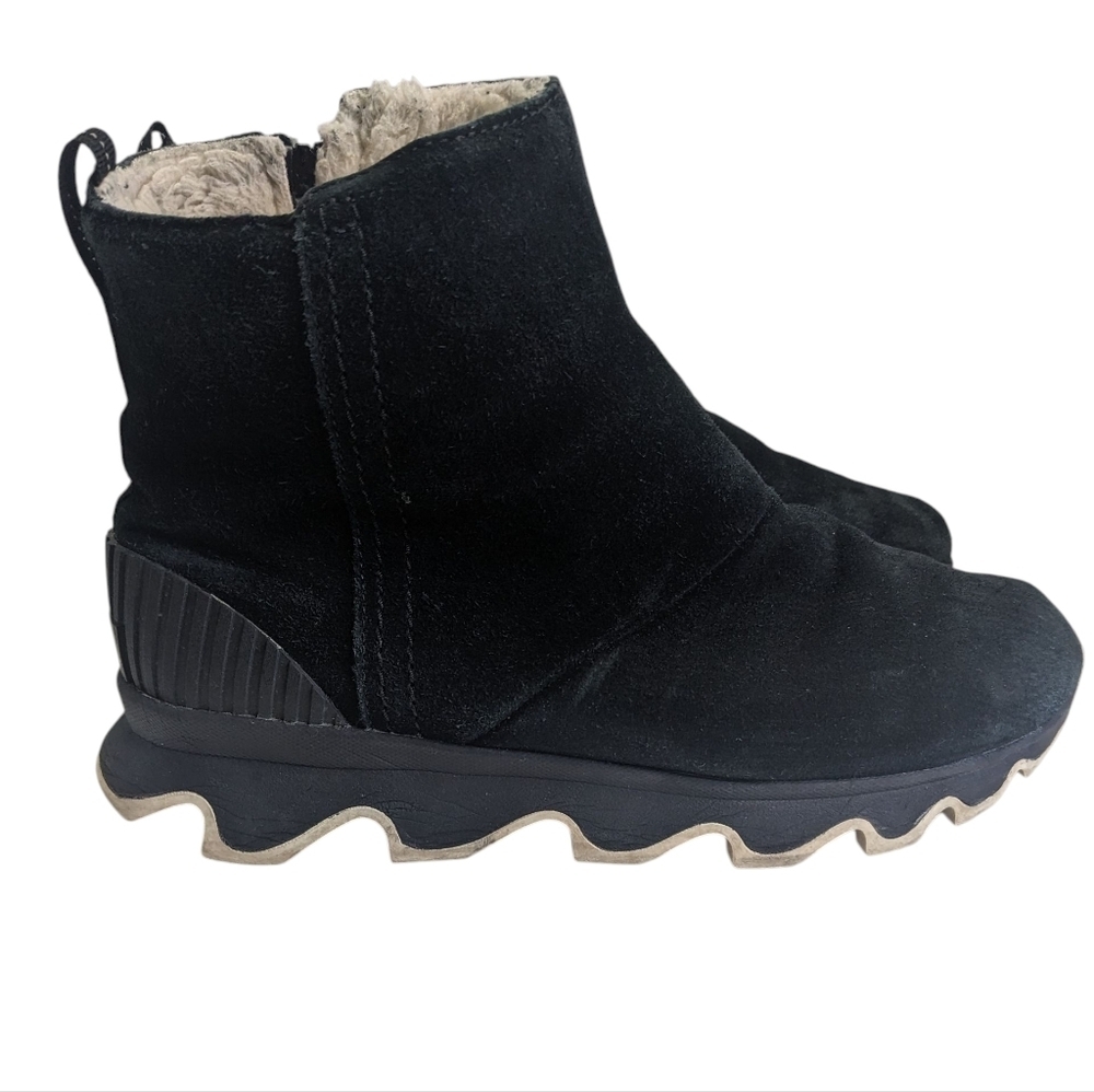 Sorel Women's Black Ankle Boots NL3128-010 Size 8 Comfort Booties